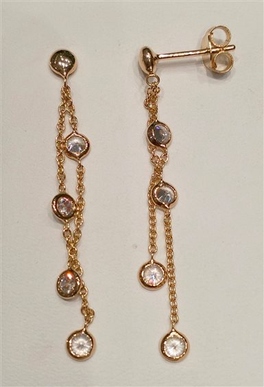 Boucles d'oreilles Duezeta Femme in Or jaune OROGPENDPL2ZM8 - OROGPENDPL2ZM8